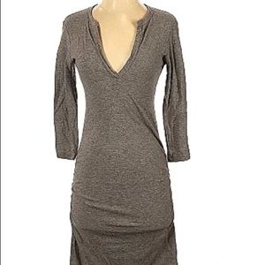 James Perse Grey Midi Dress